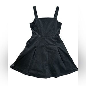 Copper Key Black Velvet Burnout Skater Dress Whimsigoth Goth 90s Small NWT